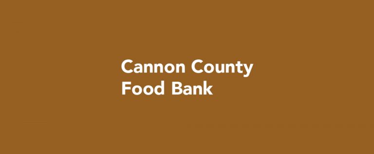 Cannon County Food Bank